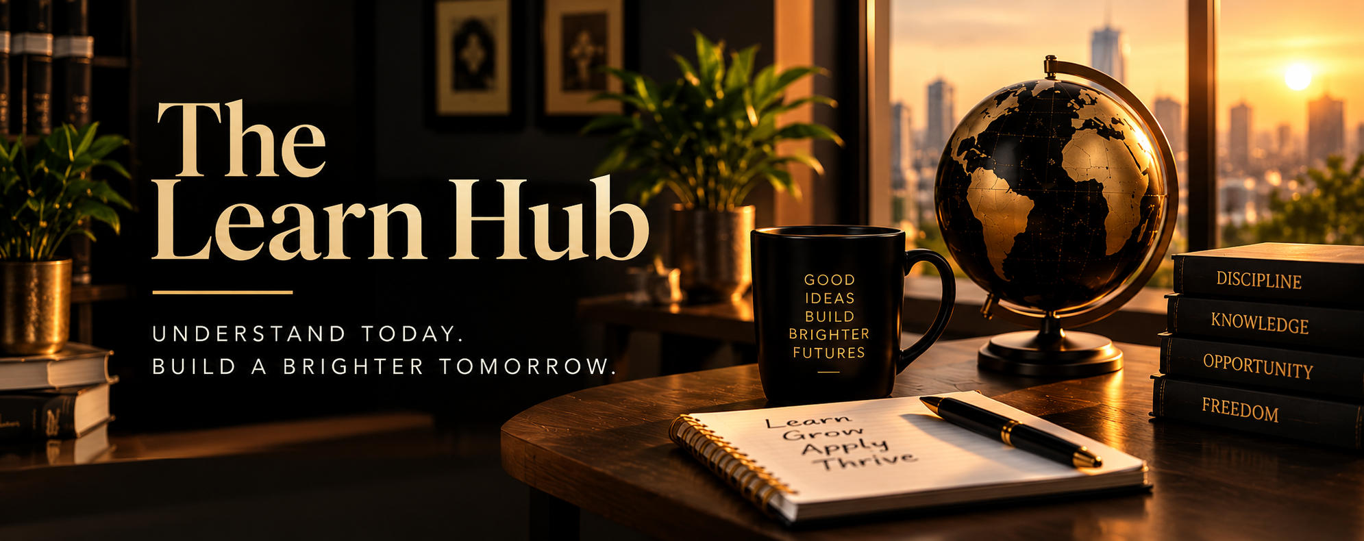 The Learn Hub — Understand today. Build a brighter tomorrow.